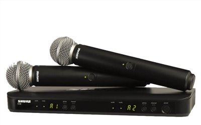 SHURE BLX288 / SM58 雙手握無線人聲麥克風系統